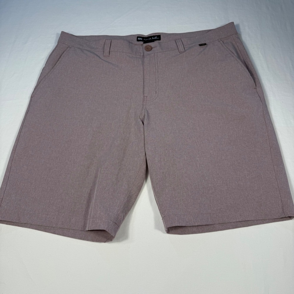 Travis Mathew Mens Size 38 Shorts mulled grape Blend‎ Casual Golf